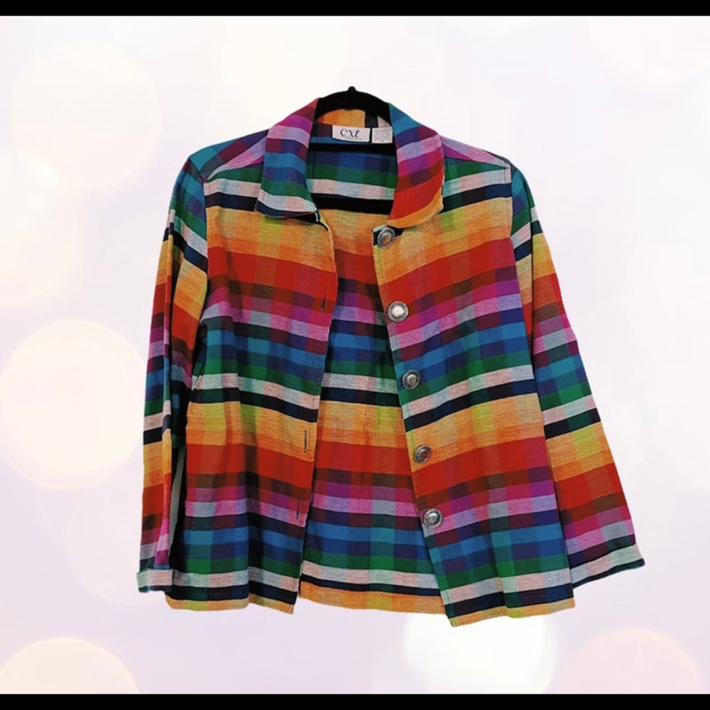 Vintage plaid jacket